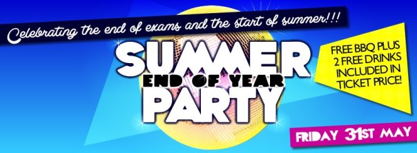 Summer Party - Friday 31st May